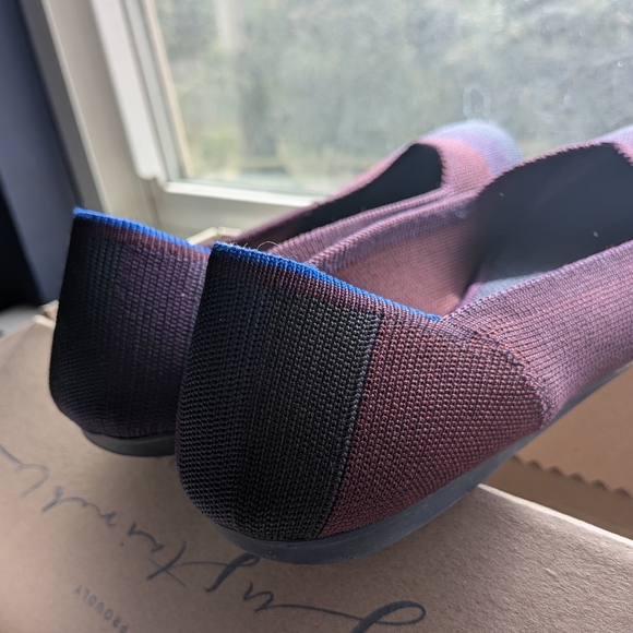Rothy's Cabernet Stripe Ballet Flat 9.5 - Picture 8 of 8